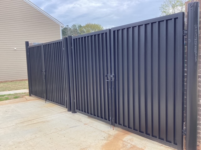 Dumpster Enclosure Gates